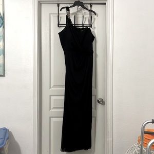 Plus size black gown
